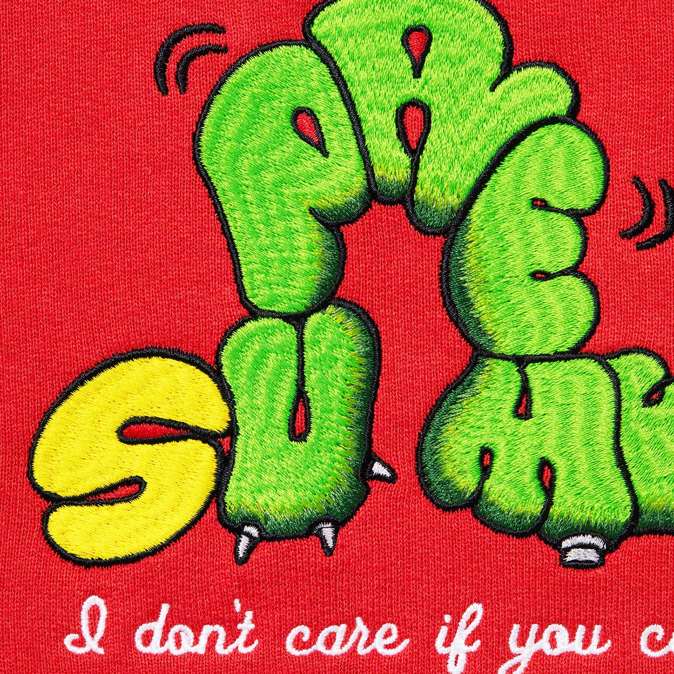 Don't Care Hooded Sweatshirt view 9
